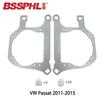 

BSSPHL Car Styling frame adapter Projector lens DIY Bracket Holder fit for Volkswagen VW PASSAT 2011-2015