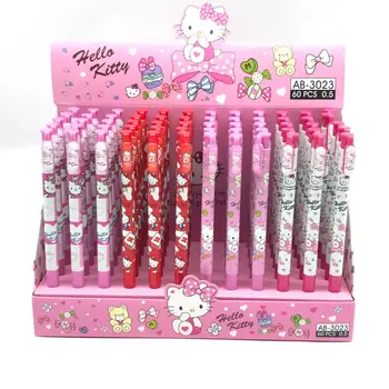 

Cute Cartoon Jingle Cat Student Stationery Blue Ballpoint Pen Hello Cat Ballpoint Pen 60PCS/lot