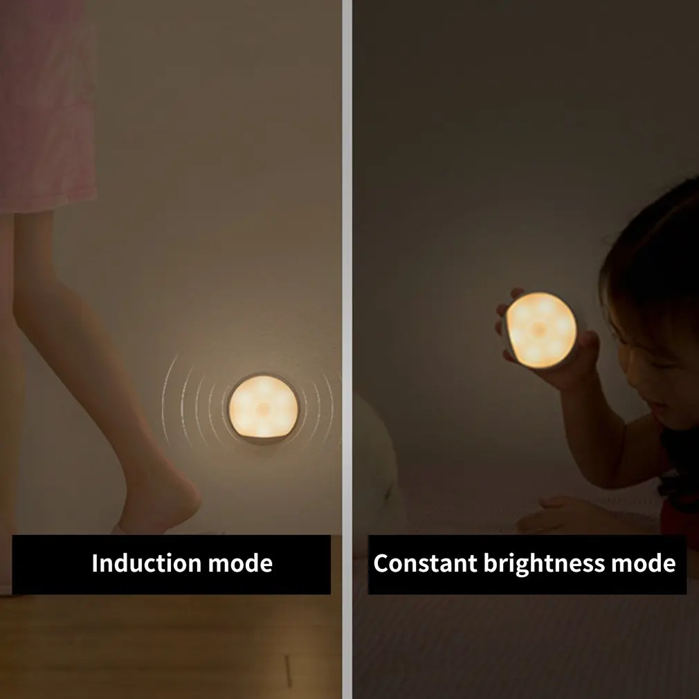 XIAOMI Creative Induction Night Light Led Light Usb Charging Battery Life 120 Days Dual Sensor Night Light