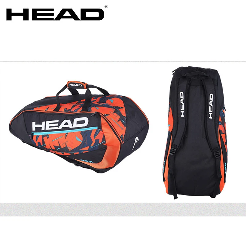 High Quality HEAD Tennis Bag 6-9 Pack Large Capacity Tenis Squash Rackets  Storage Backpack L4/5 Limited Edition Tenis Sports Bag