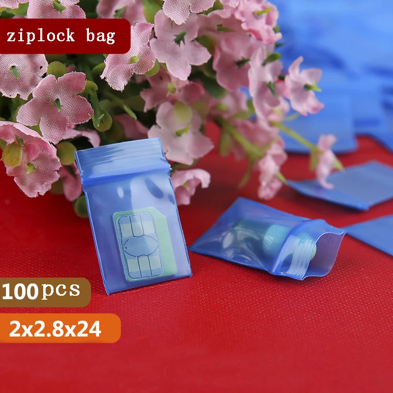 Bustine trasparenti piccole 9 * 6cm Sacchetti plastica richiudibili 300 pezzi Bustine chiusura ermetica piccoli polietilene con zip
