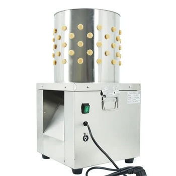 

220V Commercial Chicken Poultry Plucker Machine Automatic Bird Feather Peeling Tools Farm Dehairing Electric Plucking Equipment