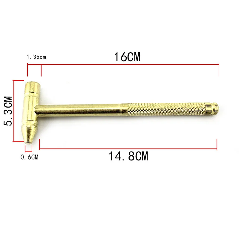 Высокое качество многофункциональный бытовой медный молоток с покрытием отвертка Набор инструментов