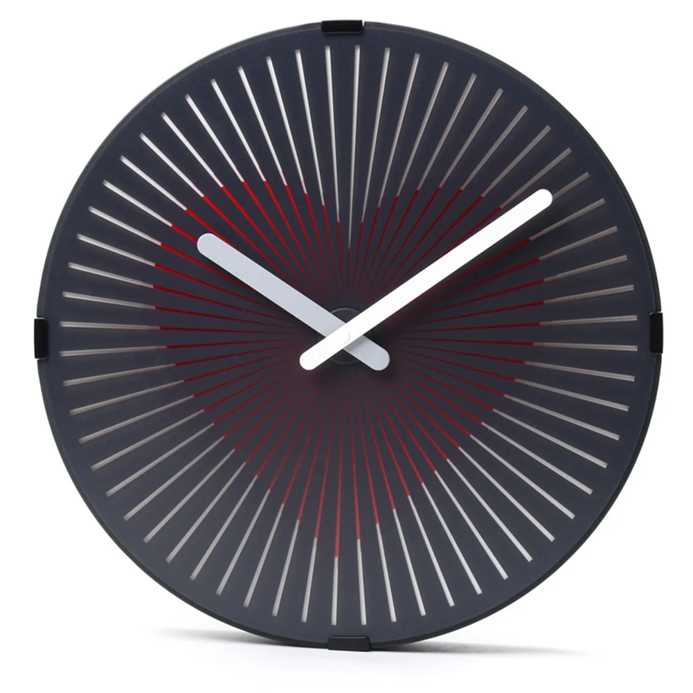 Phantom Hanging Pointer ABS Bedroom Dynamic Round Home Decor Heart Wall Clock Living Room Battery Operated Modern Art 12 Inch
