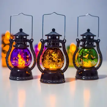 

HUIRAN Retro Small Oil Lamp Decoration Halloween Decoration for Home 2020 Haloween Decor Halloween Party Supplies Horror Props
