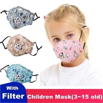 

PM2.5 Respirator New Cotton Child Kid Masks Filter Activated Carbon Breathable Non Woven Fabric Mask Anti Dust Mouth Mask