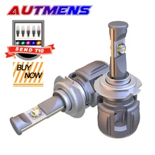 Autmens XHP70 светодиодный фар 12000lm X70 светодиодный светильник H4 H7 H11 H13 H16 9004 9005 9006 9007 объектив чипы Автомобильный светодиодный налобный фонарь