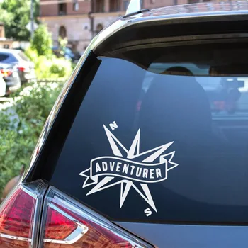 

Cartoon Adventure Car Sticker Art Compass For Car Window Decals Stickers New Design Pattern