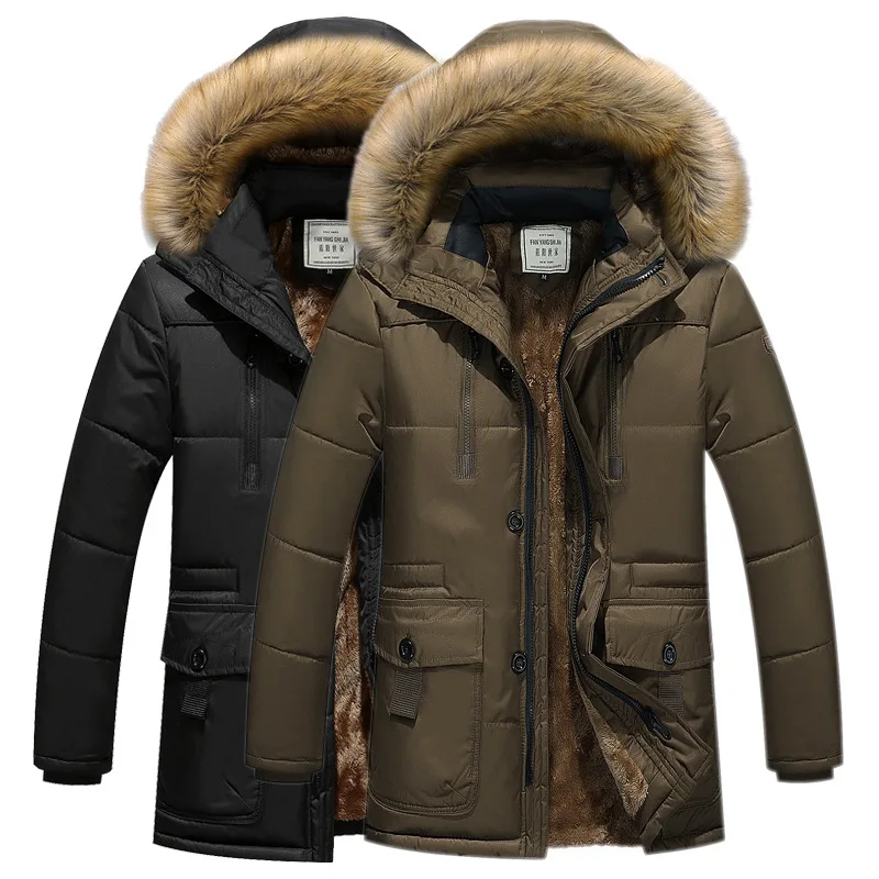 Мужское пальто зима осень M-4XL