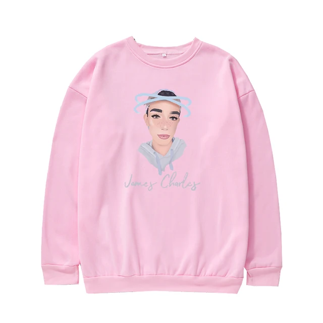 james charles pink hoodie