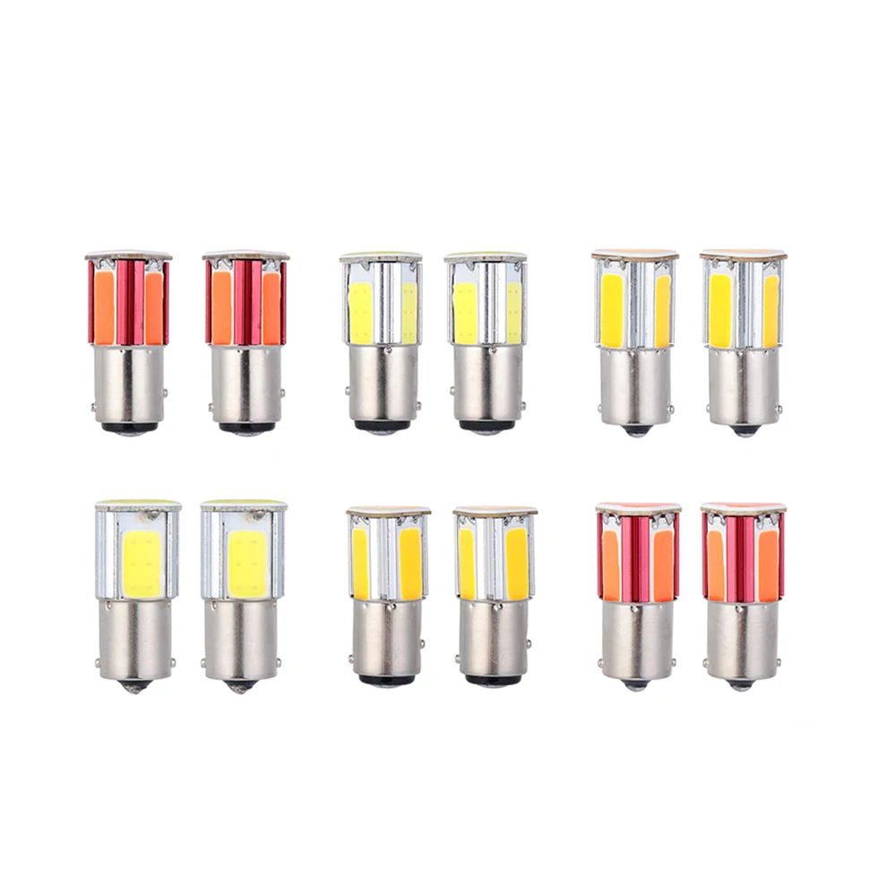 Указатель поворота Реверсивные огни стоп-сигнала 1156 1157 P21W COB 24SMD Светодиодный лампа для автомобиля Резервное копирование Хвост
