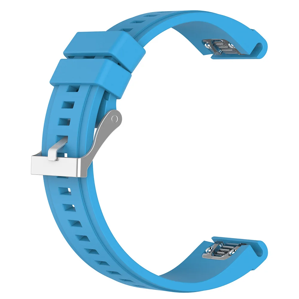Blue UEBN 26 мм силиконовый сменный спортивный ремешок для часов Garmin fenix 6X/5X/5X plus/fenix 3/3 hr/d2 bravo ремешок для наручных часов - Цвет ремешка: Blue