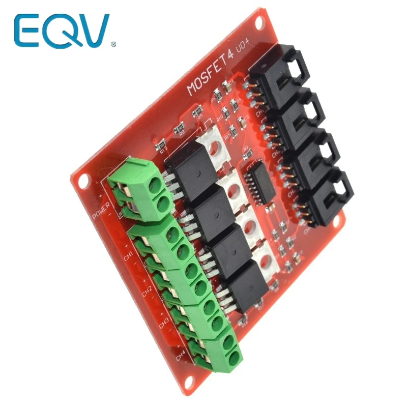 Четырехканальный 4 Route MOSFET Кнопка IRF540 V4.0+ MOSFET модуль переключателя для Arduino
