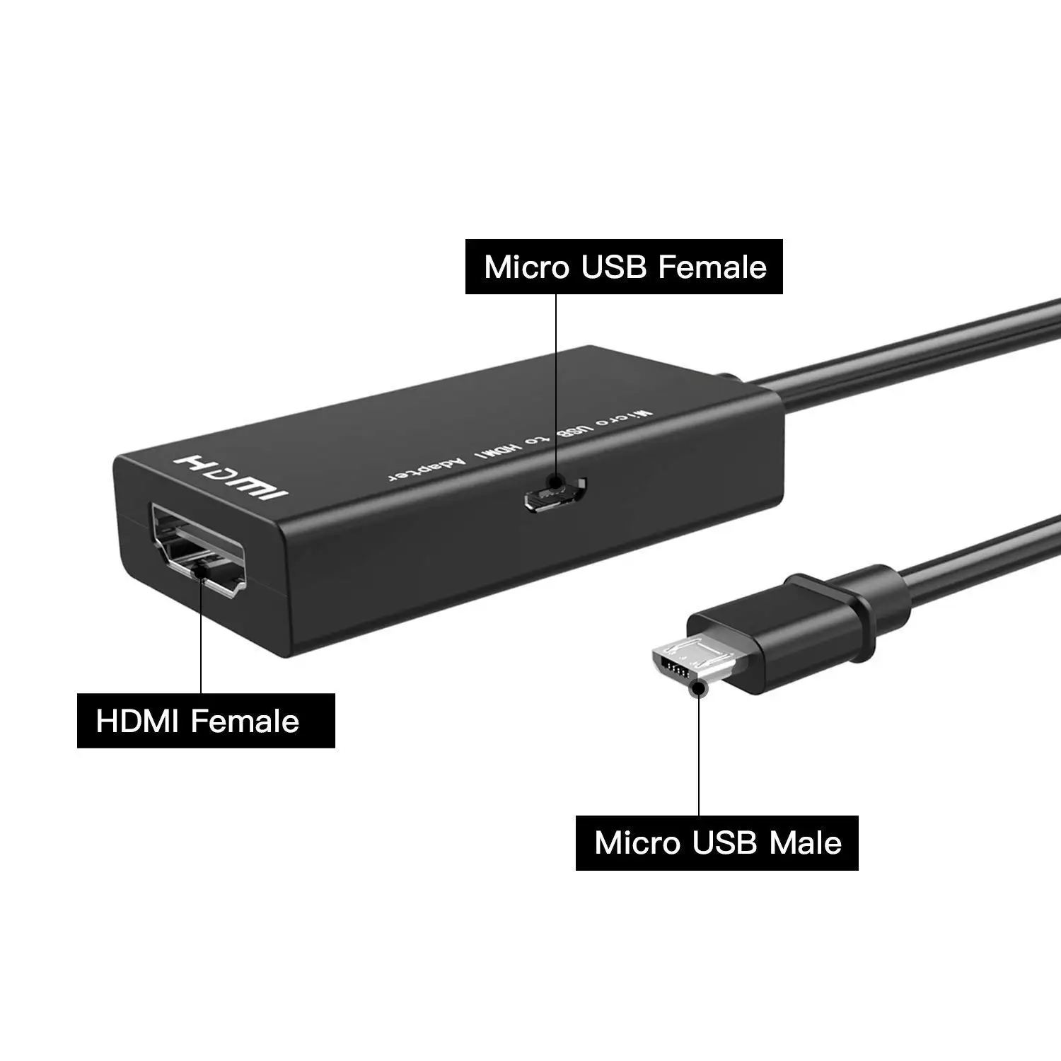 Micro USB к HDMI tv HD tv 1080P Соединительный кабель mhl для смартфона Andriod планшета монитора