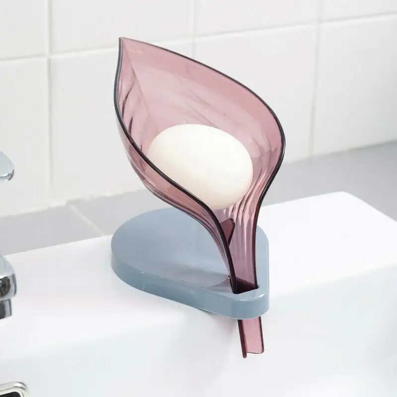 Leafology Decorative Drainage Soap Holder Soap Storage Holder Container Case Box