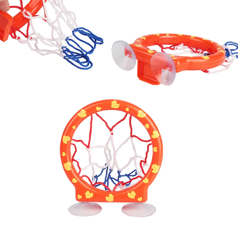Bathroom Toddler Boy Bath Toys Bathtub Suction Cup Shooting Basketball Hoop with 3 Ball Children Shower Toy Kid Outdoor Play Set 4