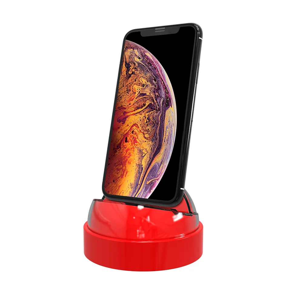 3 в 1 спин Зарядное устройство USB кабель Подставка для зарядки iPhone 11X8 7 6S 5/Micro USB/type C Настольный