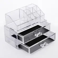 Многофункциональный Прозрачный акриловый ящик для хранения косметики ящик Рабочий стол украшения для маникюра ящик для хранения, маникюр инструменты