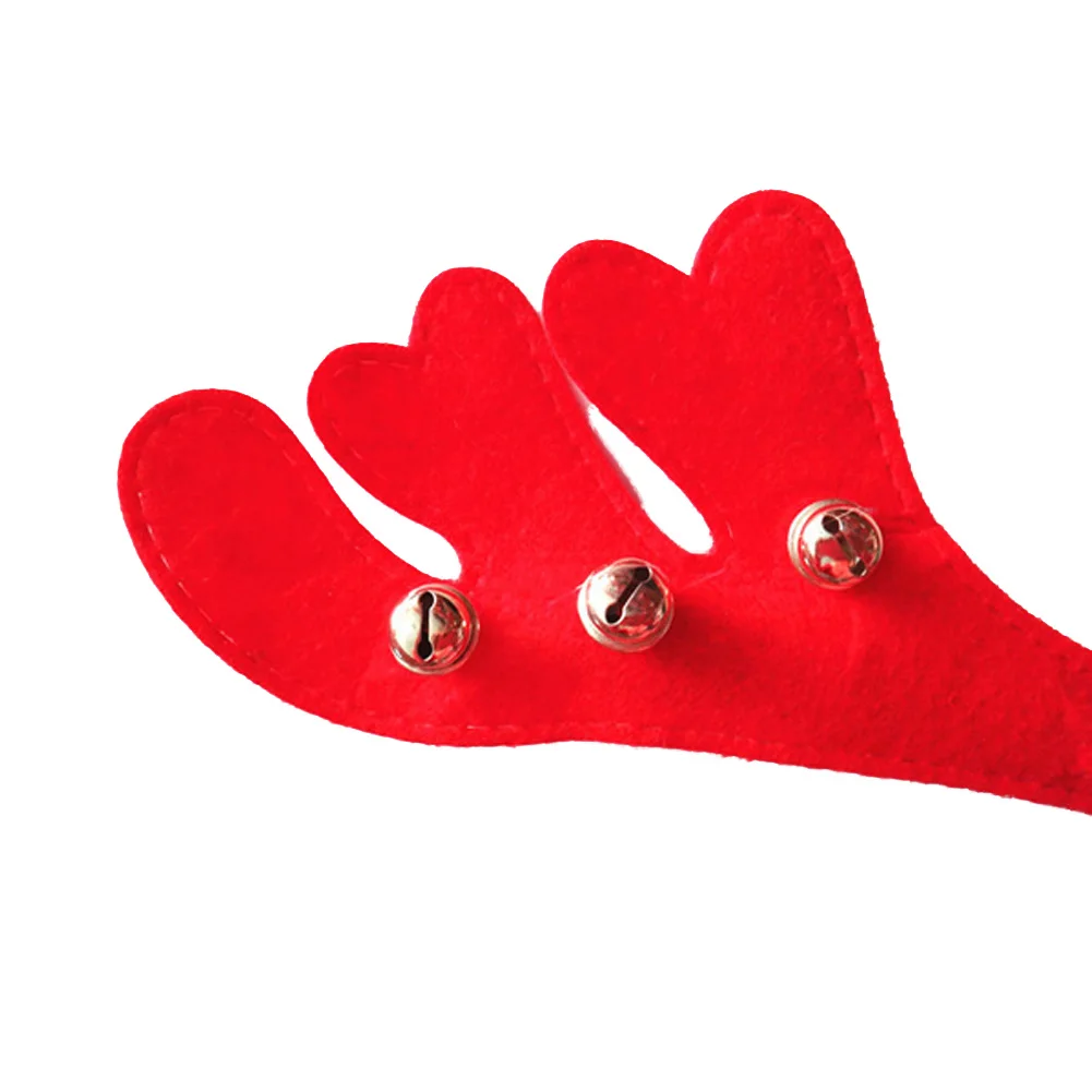Popular Christmas Party Deer Antlers Headdress Hair Bands With Bells Festival Party Supplies Beautiful Decoration For Girl Women