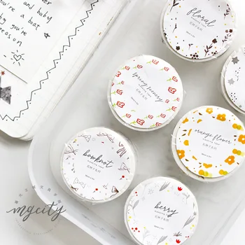 

10 pcs/lot Cartoon Washi Tape DIY Japanese Paper Flower forest series Decorative Adhesive Tape/Masking Tape Stickers