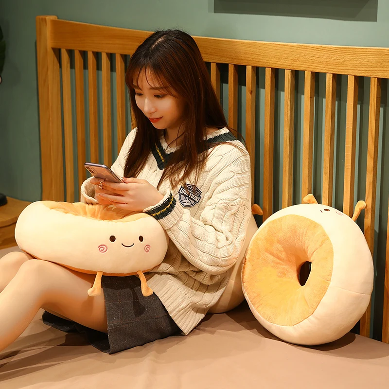 Kawaii Donut Bread Soft Seat Cushion