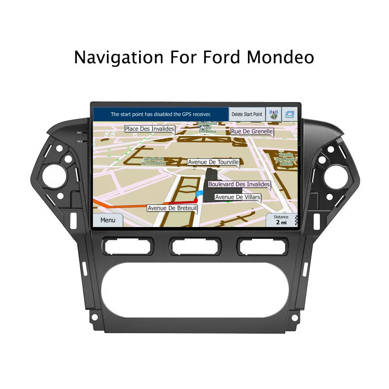 Excellent 10.1"4G RAM 32G ROM Octa Core Android 9.0 Car GPS Navigation For Ford Mondeo 2011 2012 2013 Car Radio Stereo,Top Car Accessories 9