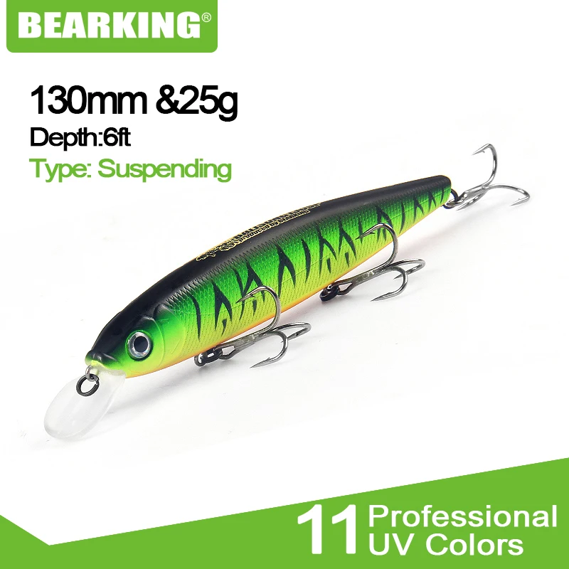 Bearking 13 см 25 г SP Tungsten ball рыболовные приманки качественная профессиональная Блесна