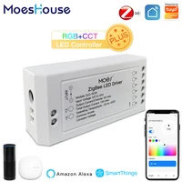 MoesHouse ZigBee Smart Dimmer Module Swtich RGB CCT per striscia LED Smart Life Tuya App Control con Alexa Echo Goolge Home