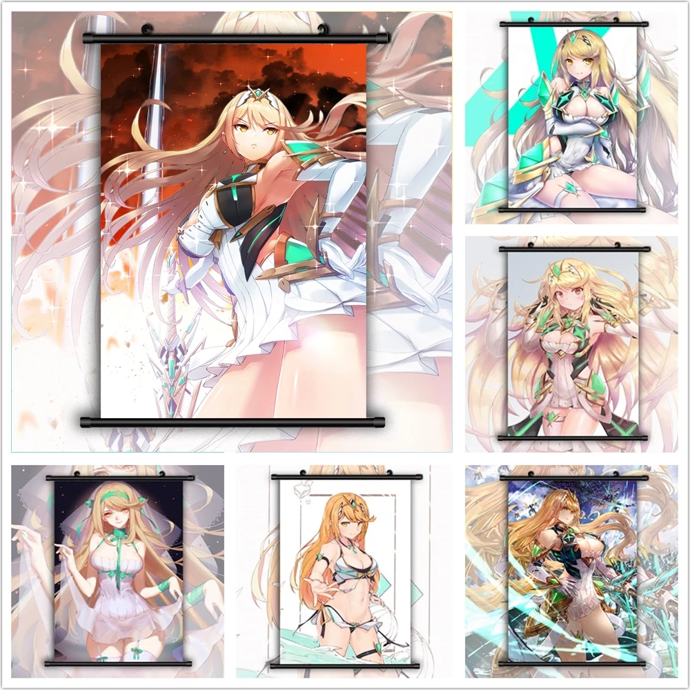 

Xenoblade Chronicles 2 Hikari Anime manga wall Poster Scroll