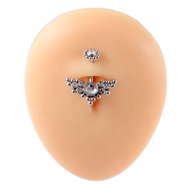 Anelli Ombelico In Acciaio Inossidabile 14G | 5 Pezzi, 6/8/10mm | Gioielli Piercing Professionale - Foto 7