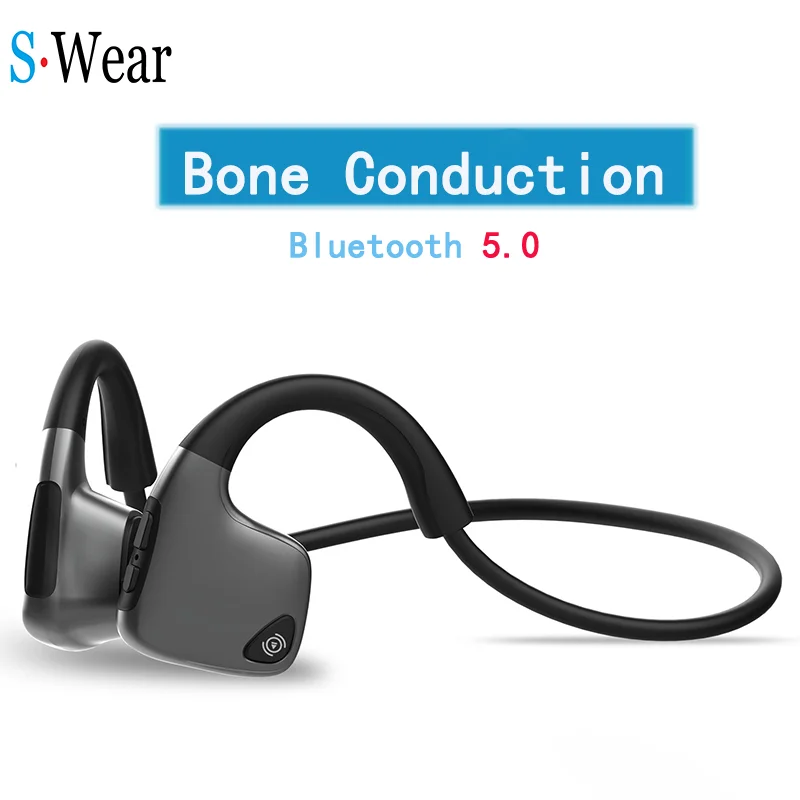 Оригинальные наушники Bluetooth 5 0 костной проводимости Беспроводные спортивные
