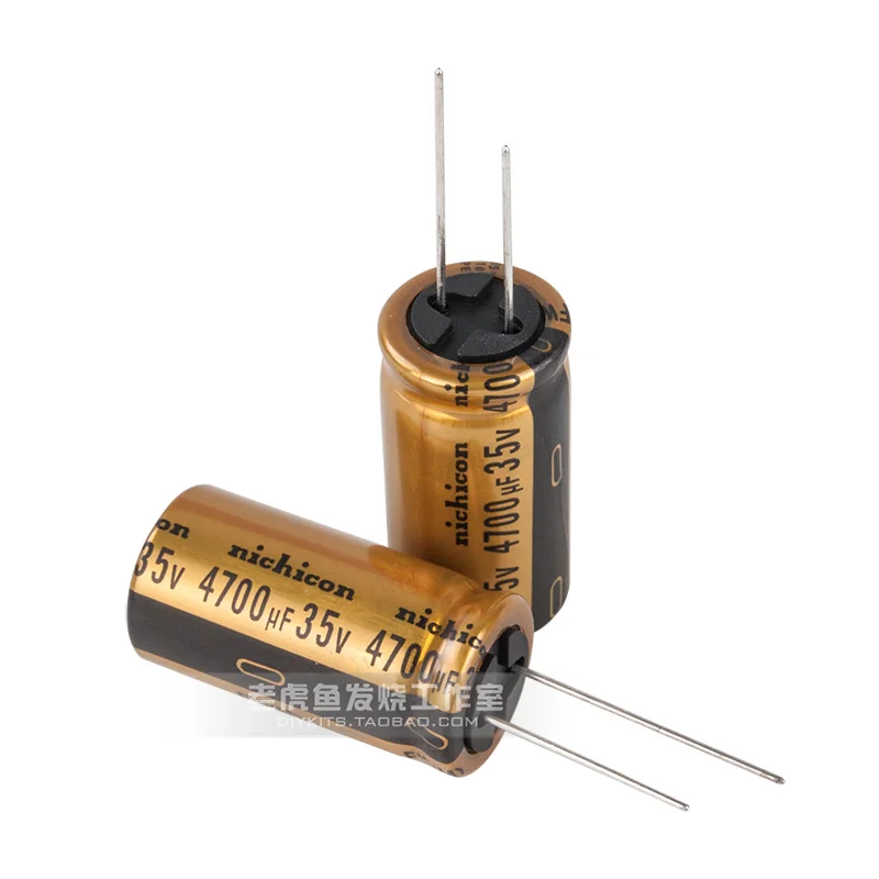 2 шт. бесплатная доставка оригинальный японский конденсатор nichicon FW gold 35 в 4700 мкФ