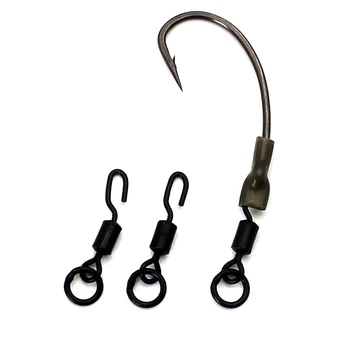 LOW PRICE ❤️ 20PCS Spinner Swivel for Ronnie Rig Carp Fishing Accessories for Carp Rig Micro Hook Swivel Tackle Quick Change - discount item 39% OFF Sports & Entertainment