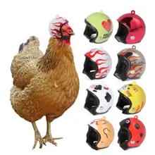 

Chicken Helmet Cap Pet Protective Gear Sun Rain Protection Helmet Toy Bird Hens Small Pet Supplies Costumes Accessories