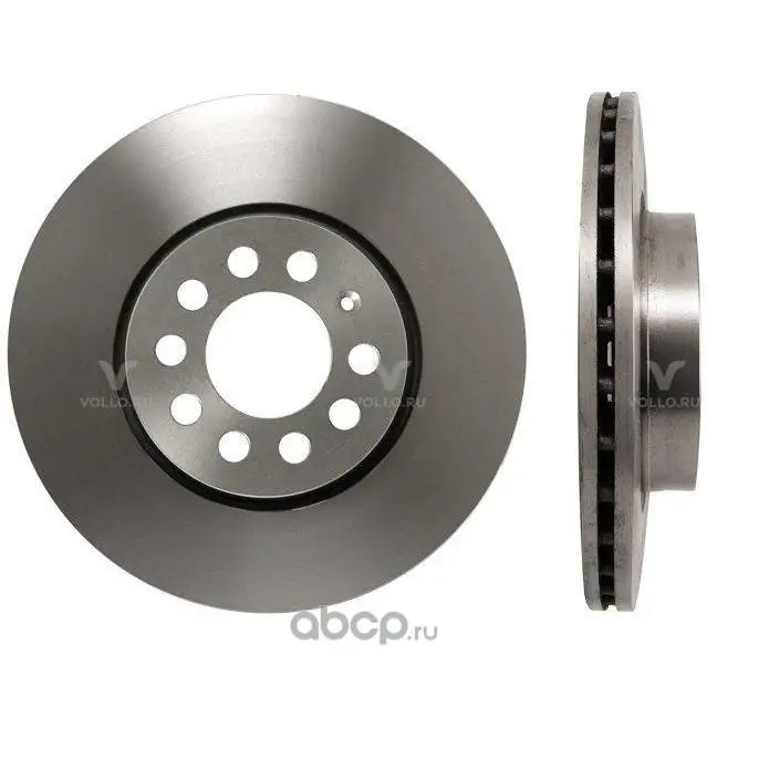 JZW615301H VolksWagen ДИСК ТОРМОЗНОЙ ПЕРЕДНИЙ