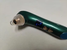 Eliminador de espinillas por calor, aspiradora de poros para nariz, cara, acné, succión, pantalla LCD recargable, herramientas de eliminación de puntos de succión