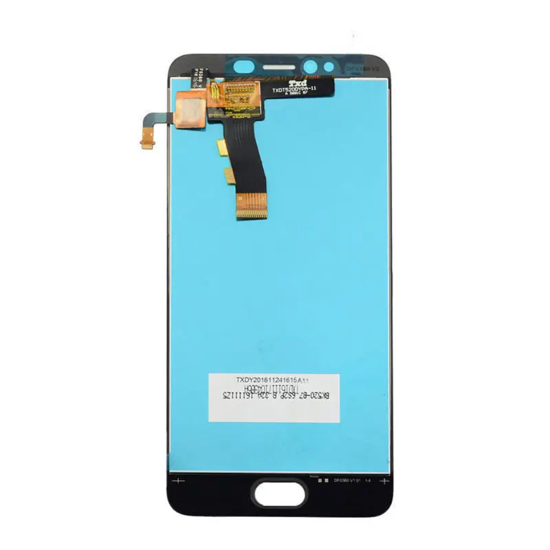 Ips lcd дисплей для Meilan 5 lcd для MEIZU M5 M611A M611H 5," кодирующий преобразователь сенсорного экрана в сборе черный нет/с заменой рамки