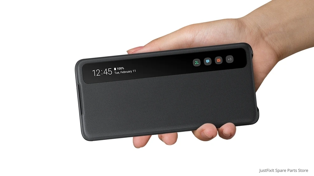 SAMSUNG оригинальный чехол для телефона вертикальный зеркальный флип EF ZG980 Samsung Galaxy