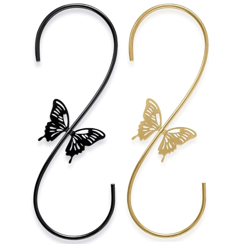 Bird Feeder Hanger Metal Plant Hummingbird Feeders Butterfly Design Heavy Duty S Hook Hanging Plants Wind Chimes Lantern |
