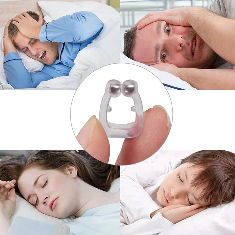 Anti Snore Stop Snoring Nose Clip Sleep Tray Sleeping Help