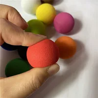 50pcs 30mm 10 Colors Golf Balls EVA Foam Soft Sponge Balls Golf/Tennis Training for Indoor Golf Practice Ball 2