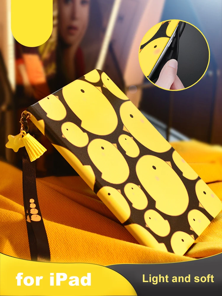 

Yellow Chicken Slim Case for iPad mini 5 Case Smart Cover Soft TPU silicone Back for iPad mini5 2019 A2133 a2124 tablet