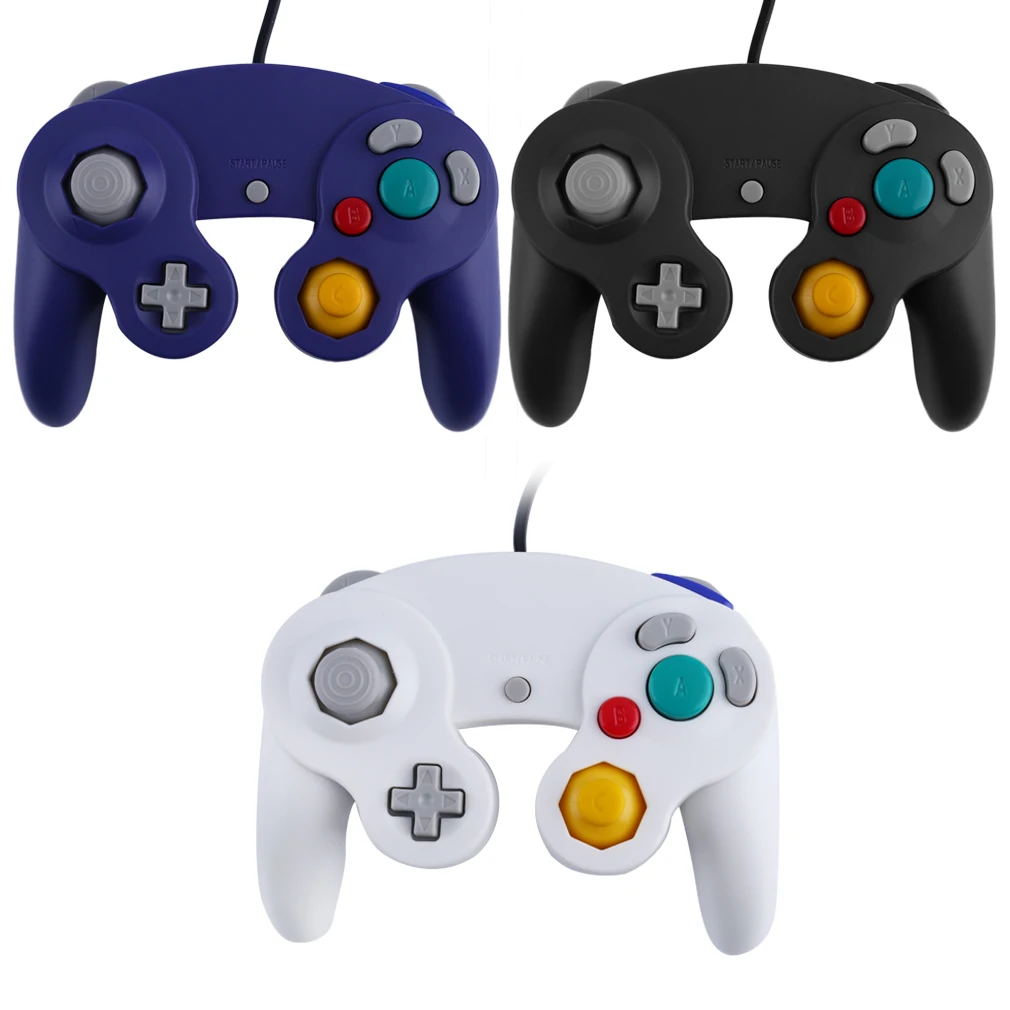 Геймпады игровой контроллер геймпад джойстик пять цветов для nintendo для GameCube для wii