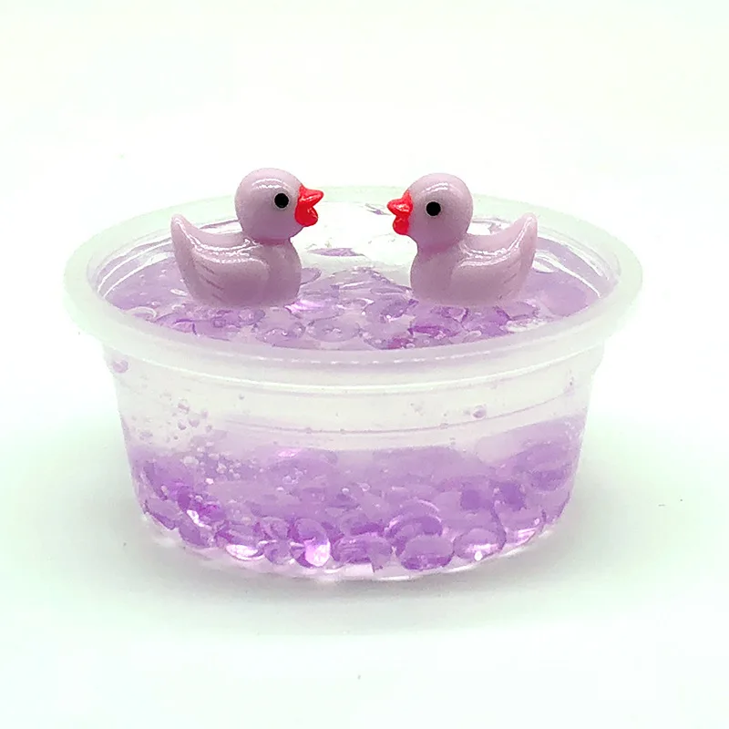Afdswg Sticky Squishy Slime Crystal Mud Glaseado Lake Transparent Mud Decompression Toy Squishy's Squishies Toy Extrusion - Цвет: 60ml