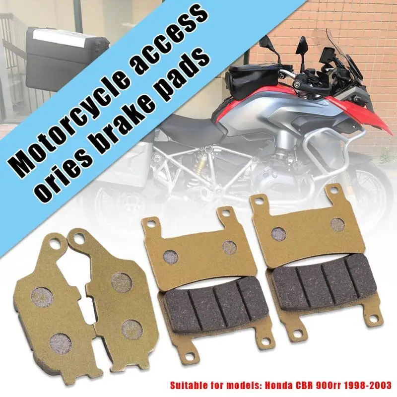4 шт. передние тормозные колодки+ 2 шт. задние тормозные колодки для HONDA CBR 600 F4 F4i Sport CBR 900 RR CBR 929 RR-FIREBLADE 2000-2001