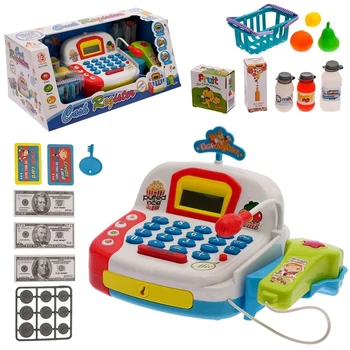 

Game set "cash register" with a grocery basket