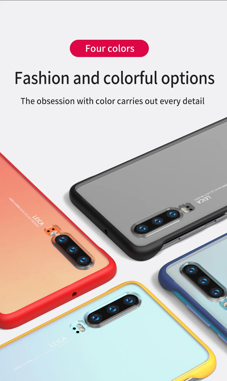 SMORSS полупакет чехол для телефона для huawei p30 pro без полей Матовый Жесткий Корпус Ультратонкий прозрачный силиконовый защитный чехол p30