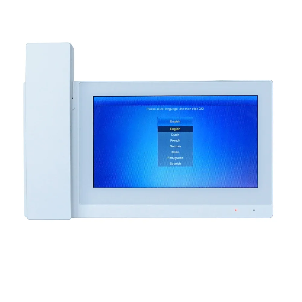 DH логотип VTH5221E/EW H 7 дюймов сенсорный внутренний монитор IP дверной звонок ручной