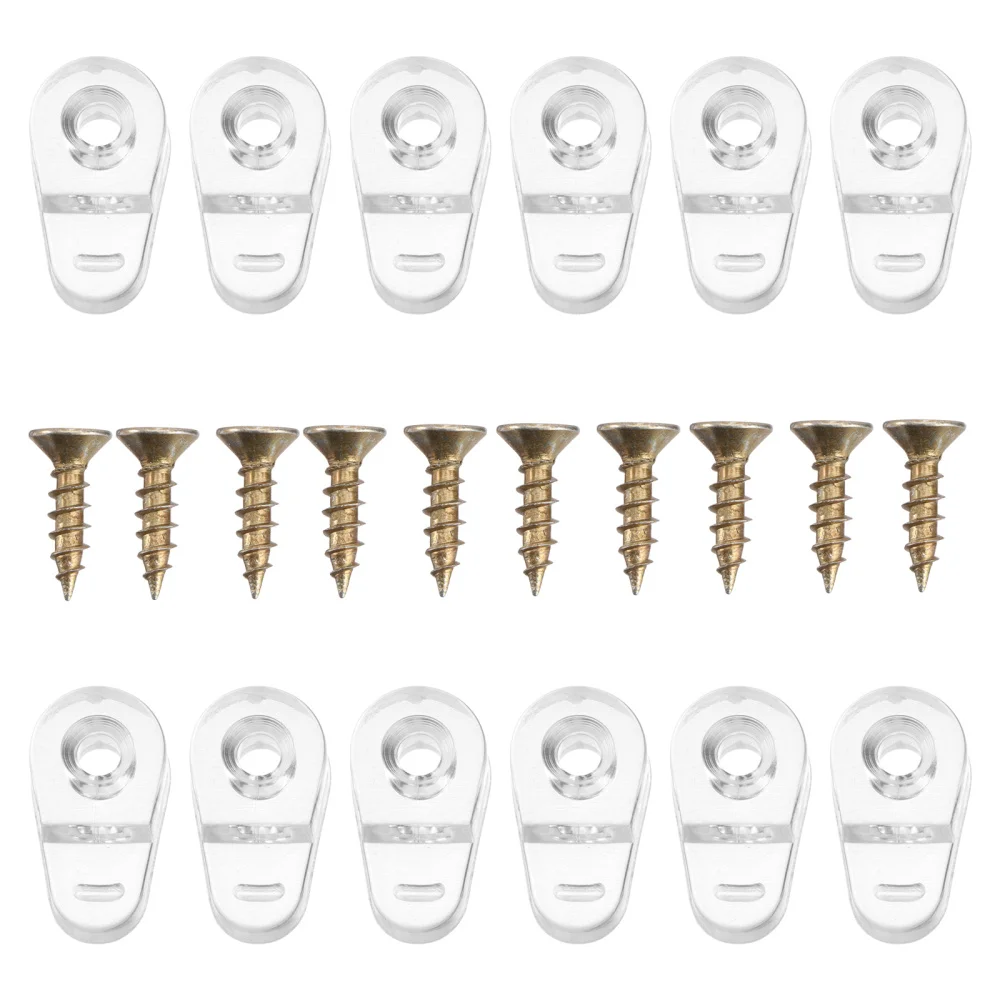 Cabinet Mirror Retainer Door Clips Holders Window Buckles Brackets Screws Panel
