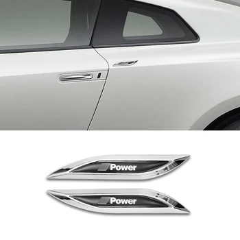 

2 pcs 3D Metal M Power Logo Stickers Car Side Fender Trunk Emblem For BMW M3 M5 E30 E36 E46 E90 E 60 F10 F30 E39 E36 F20 E92 X5